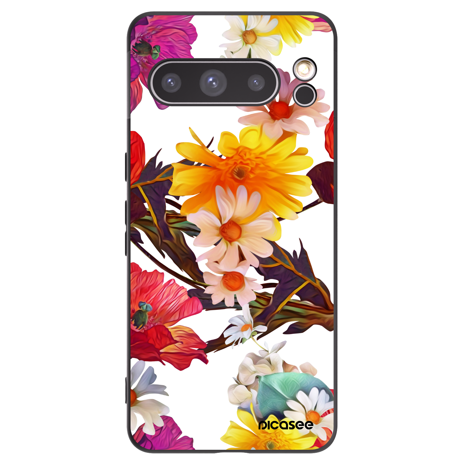 Picasee silikónový čierny obal pre Google Pixel 8 Pro - Meadow