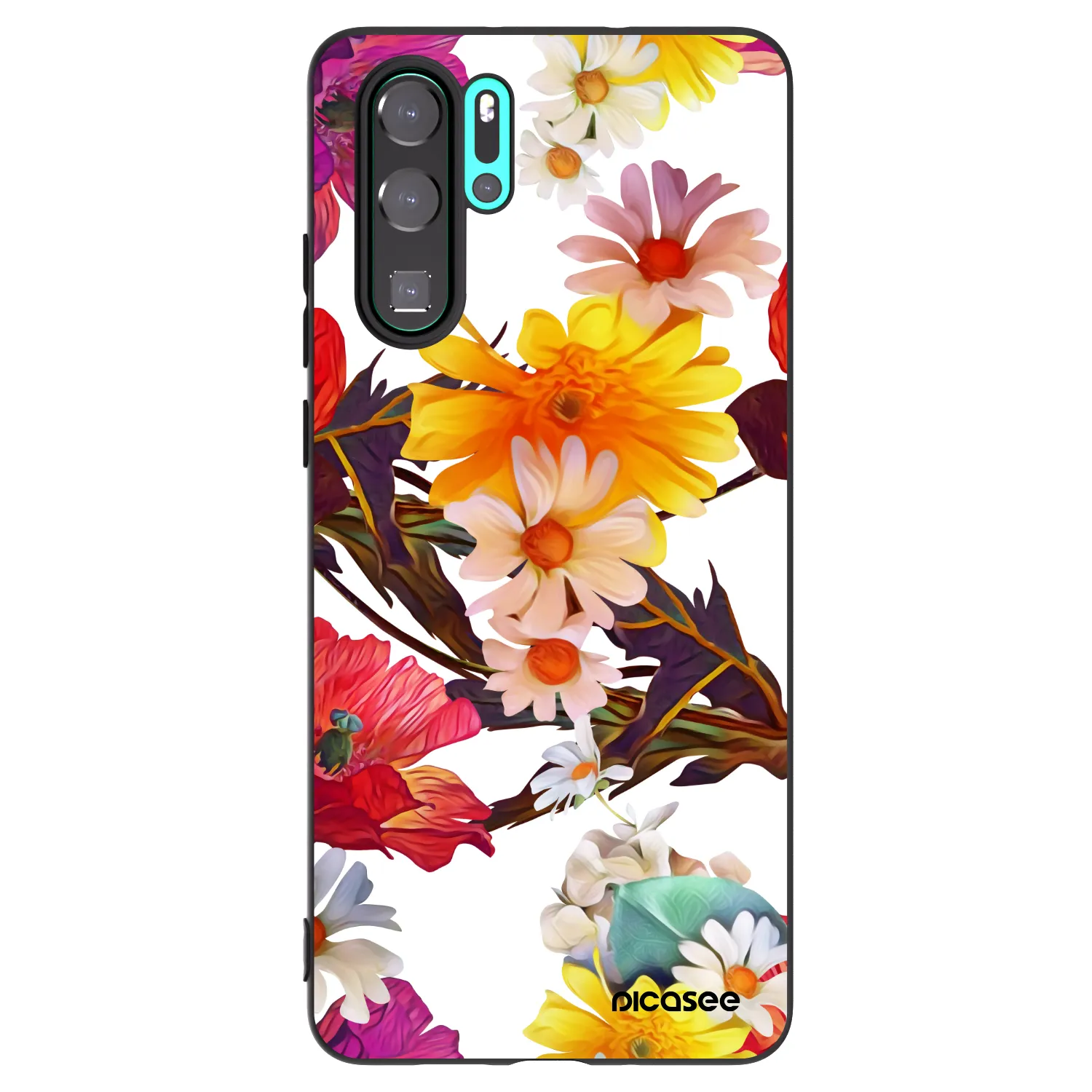 Picasee silikónový čierny obal pre Huawei P30 Pro - Meadow