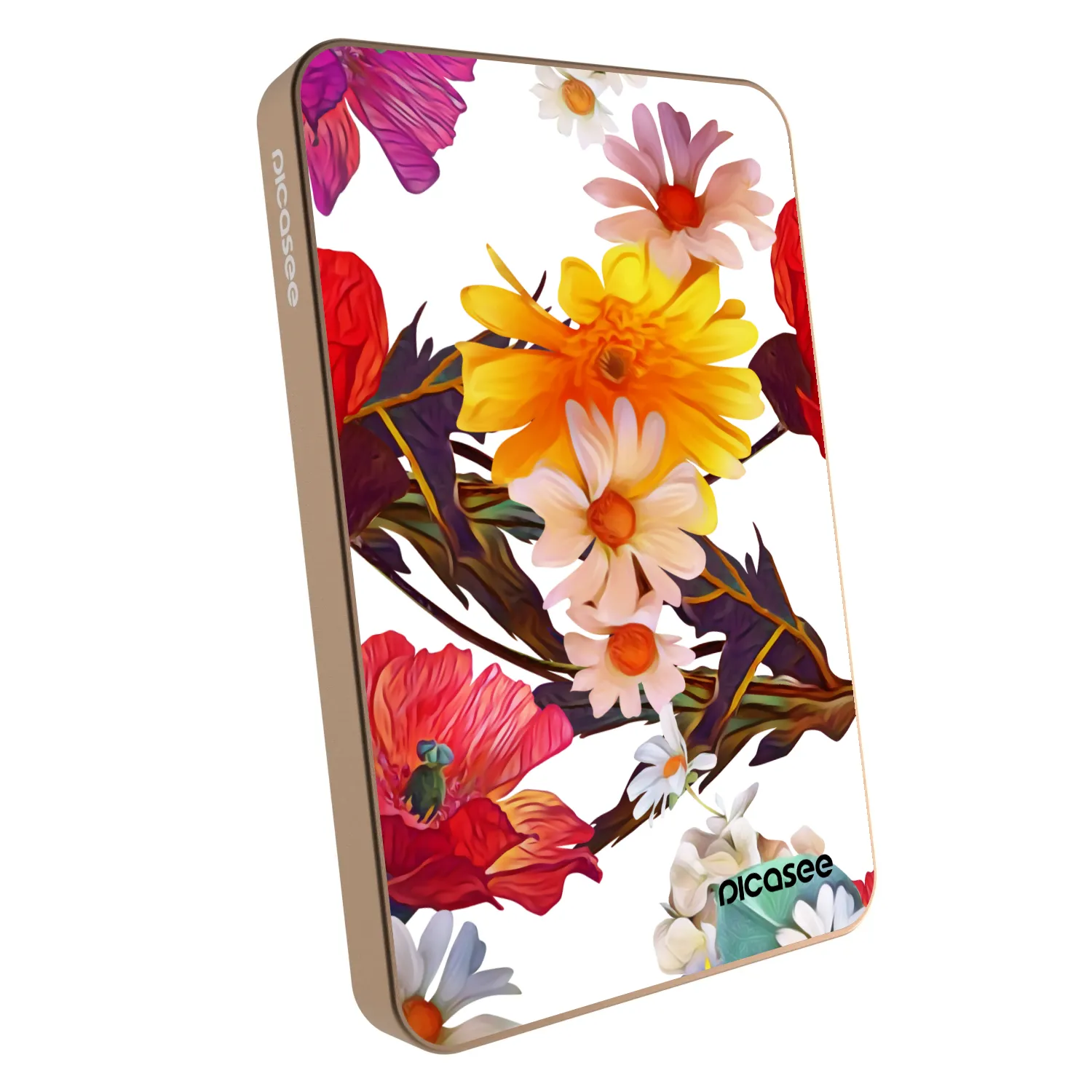 Picasee Powerbanka s MagSafe 5 000 mAh Zlatá - Meadow