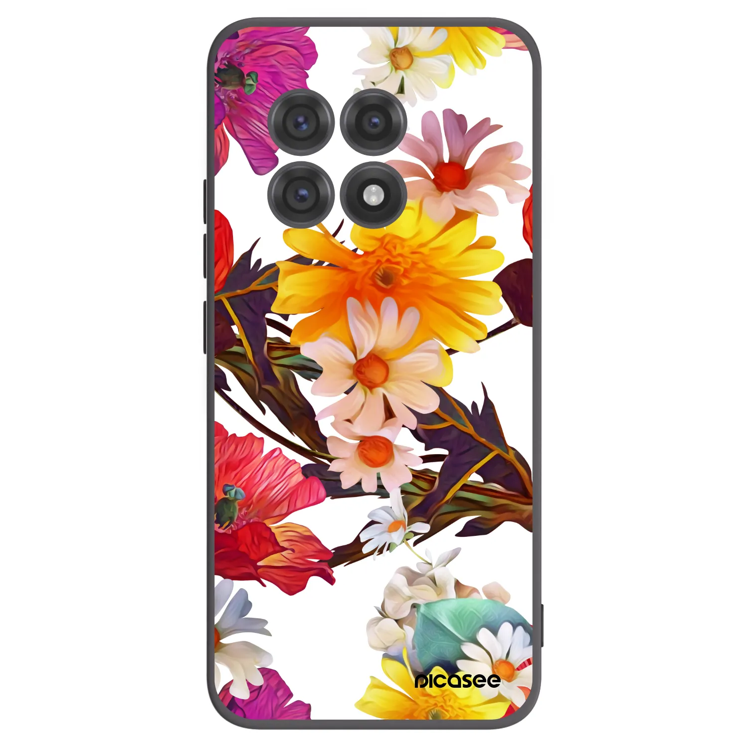 Picasee silikónový čierny obal pre OnePlus 13R 5G - Meadow