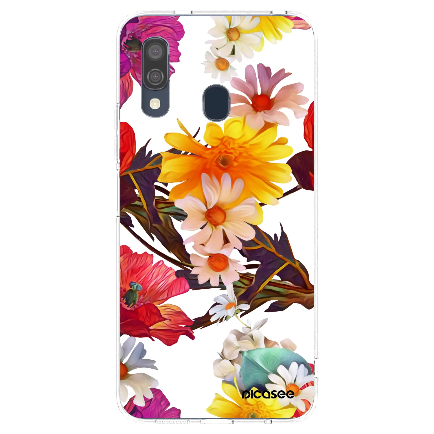 Picasee silikónový prehľadný obal pre Samsung Galaxy A40 A405F - Meadow