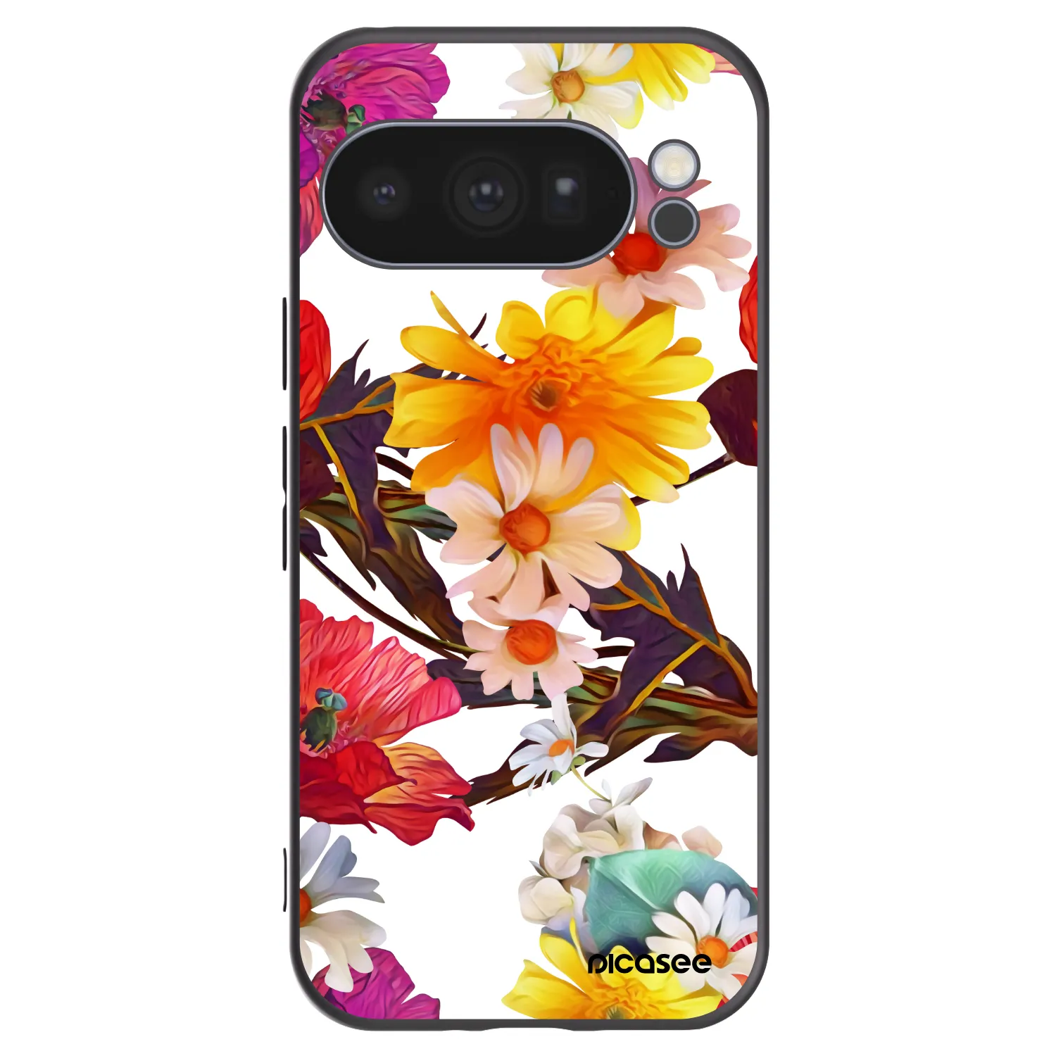 Picasee silikónový čierny obal pre Google Pixel 10 Pro - Meadow