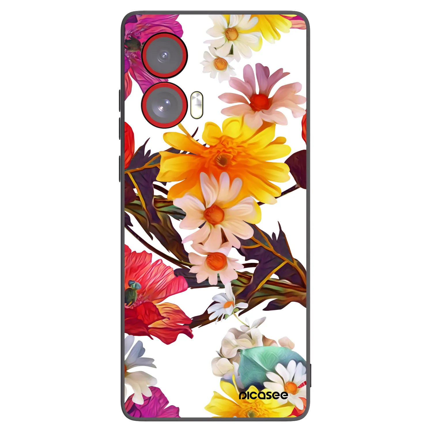 Silikónový čierny obal pre Motorola Edge 50 Fusion - Meadow