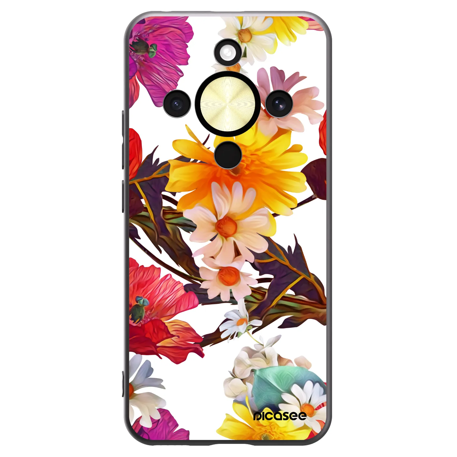 Picasee silikónový čierny obal pre Honor Magic8 Lite 5G - Meadow