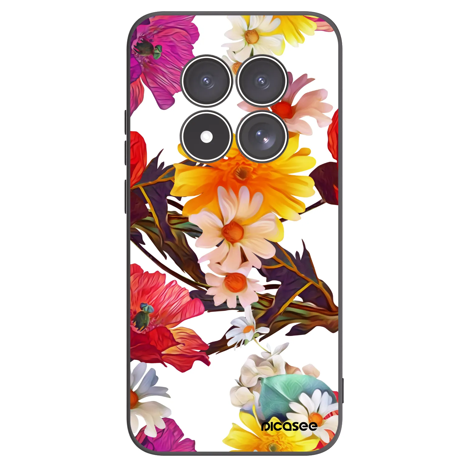 Picasee silikónový čierny obal pre Xiaomi Redmi Note 15 Pro 5G - Meadow