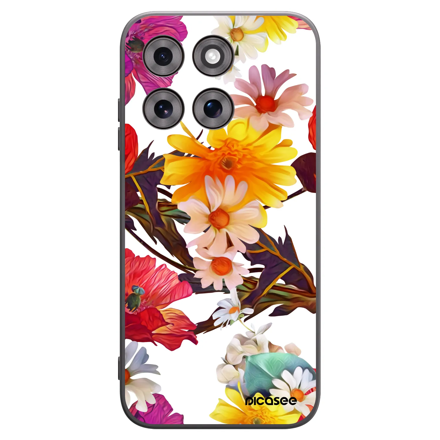 Picasee silikónový čierny obal pre Motorola Moto G77 - Meadow