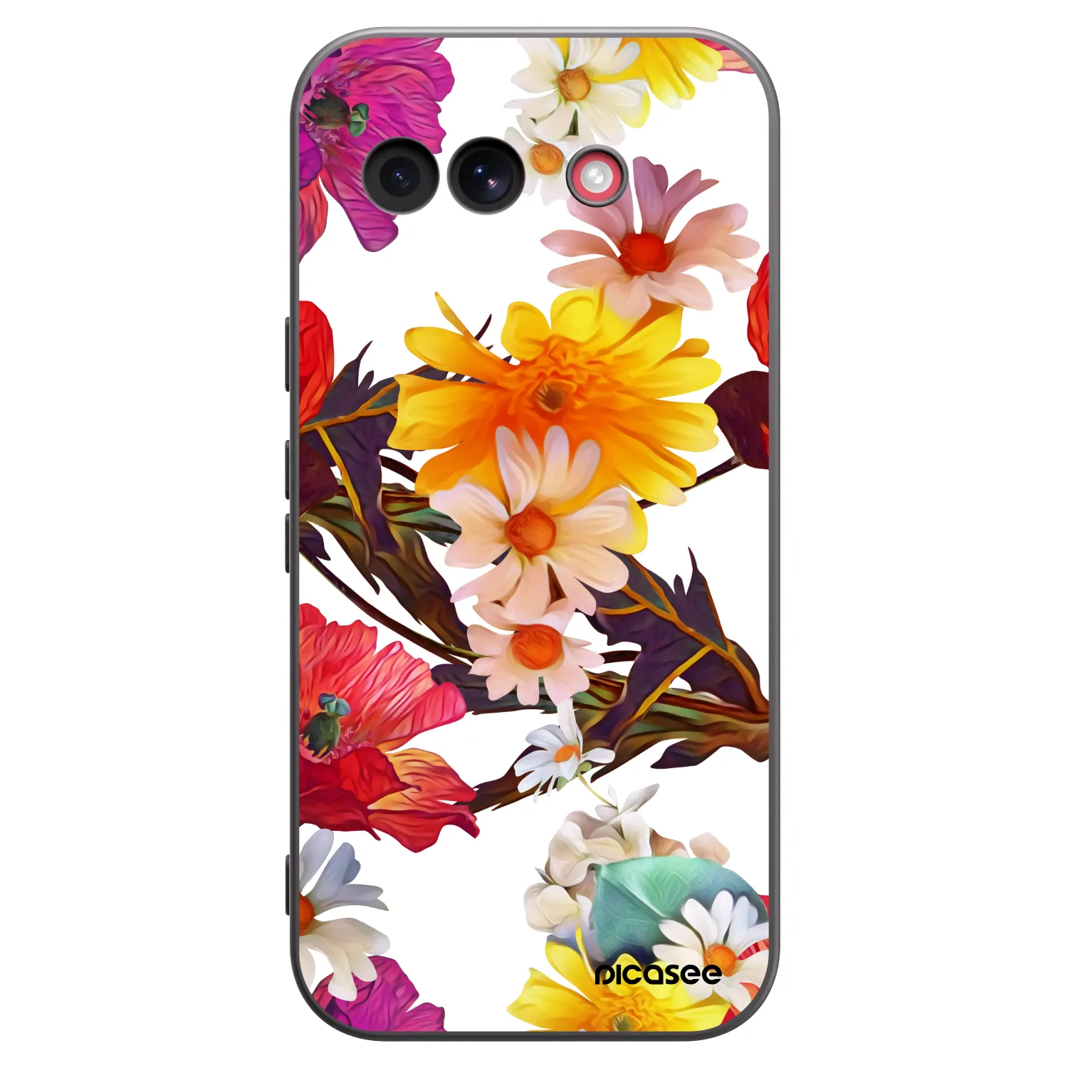 Picasee silikónový čierny obal pre Google Pixel 10a - Meadow
