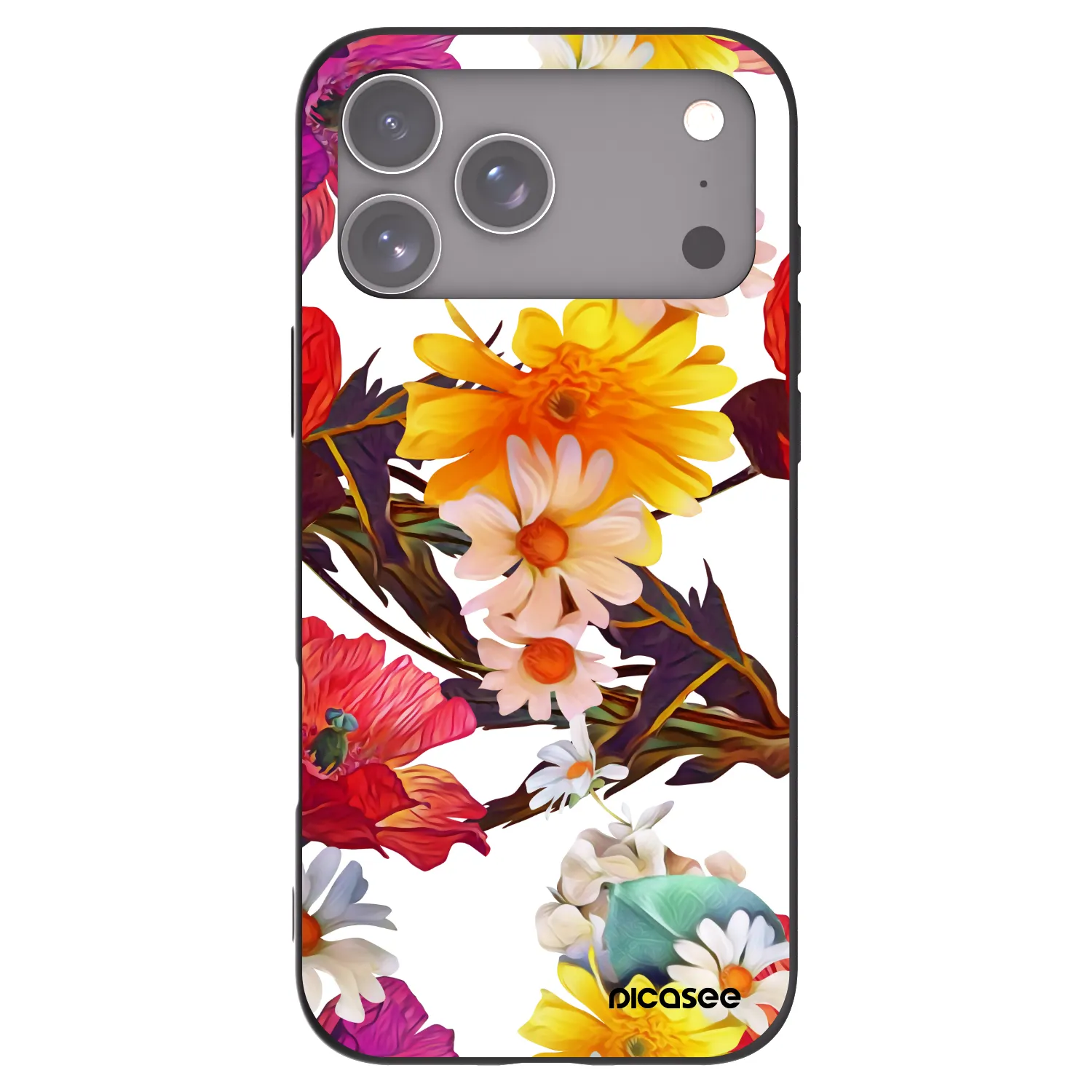 Picasee silikónový čierny obal pre Apple iPhone 18 Pro Max - Meadow