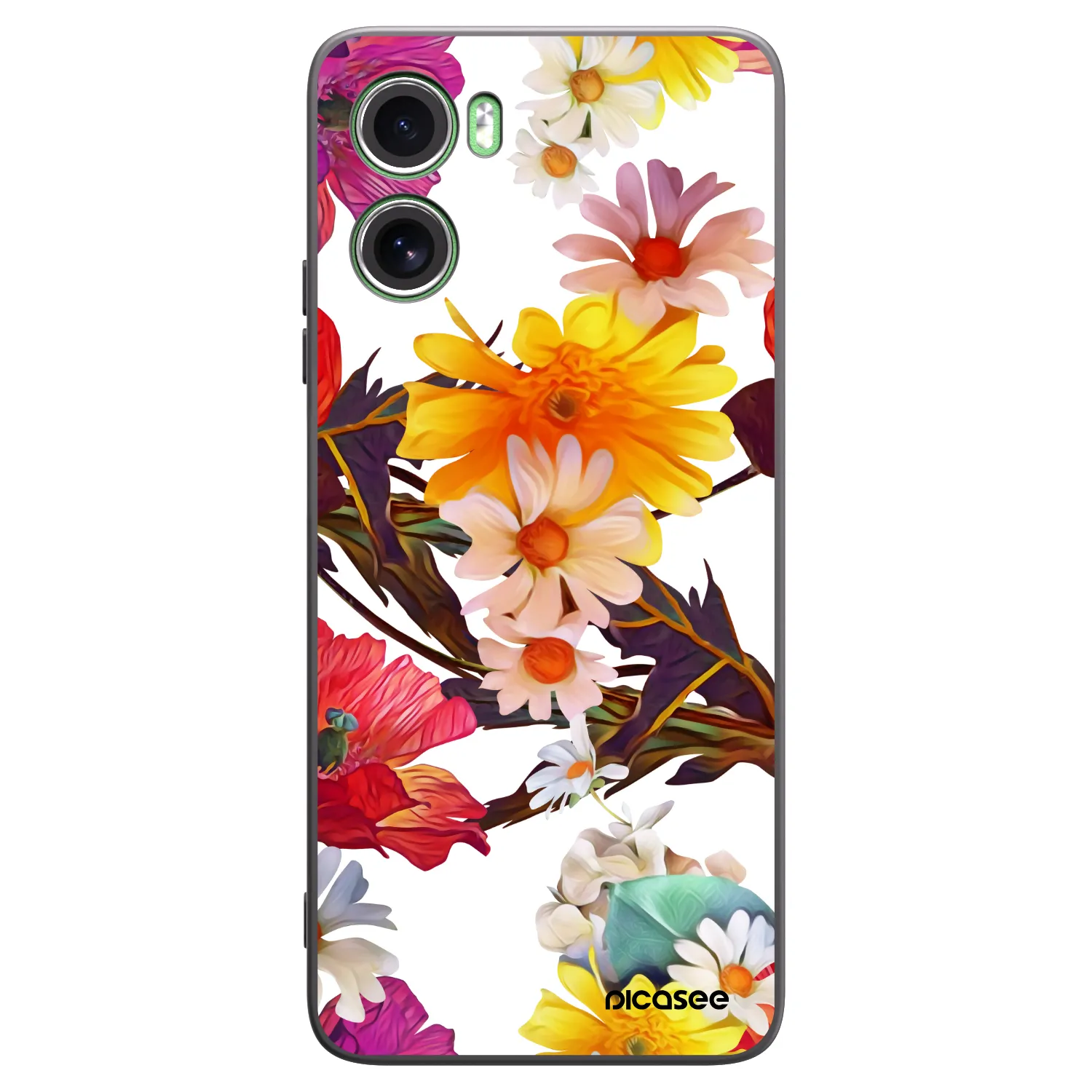 Picasee silikónový čierny obal pre Motorola Moto G06 - Meadow