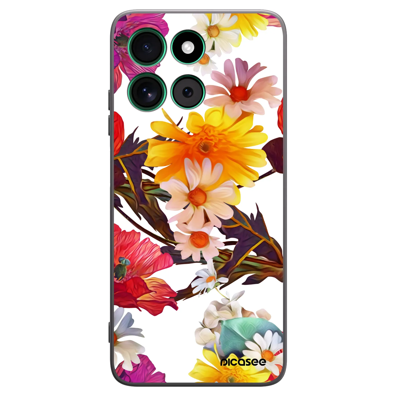 Picasee silikónový čierny obal pre Motorola Moto G57 Power - Meadow