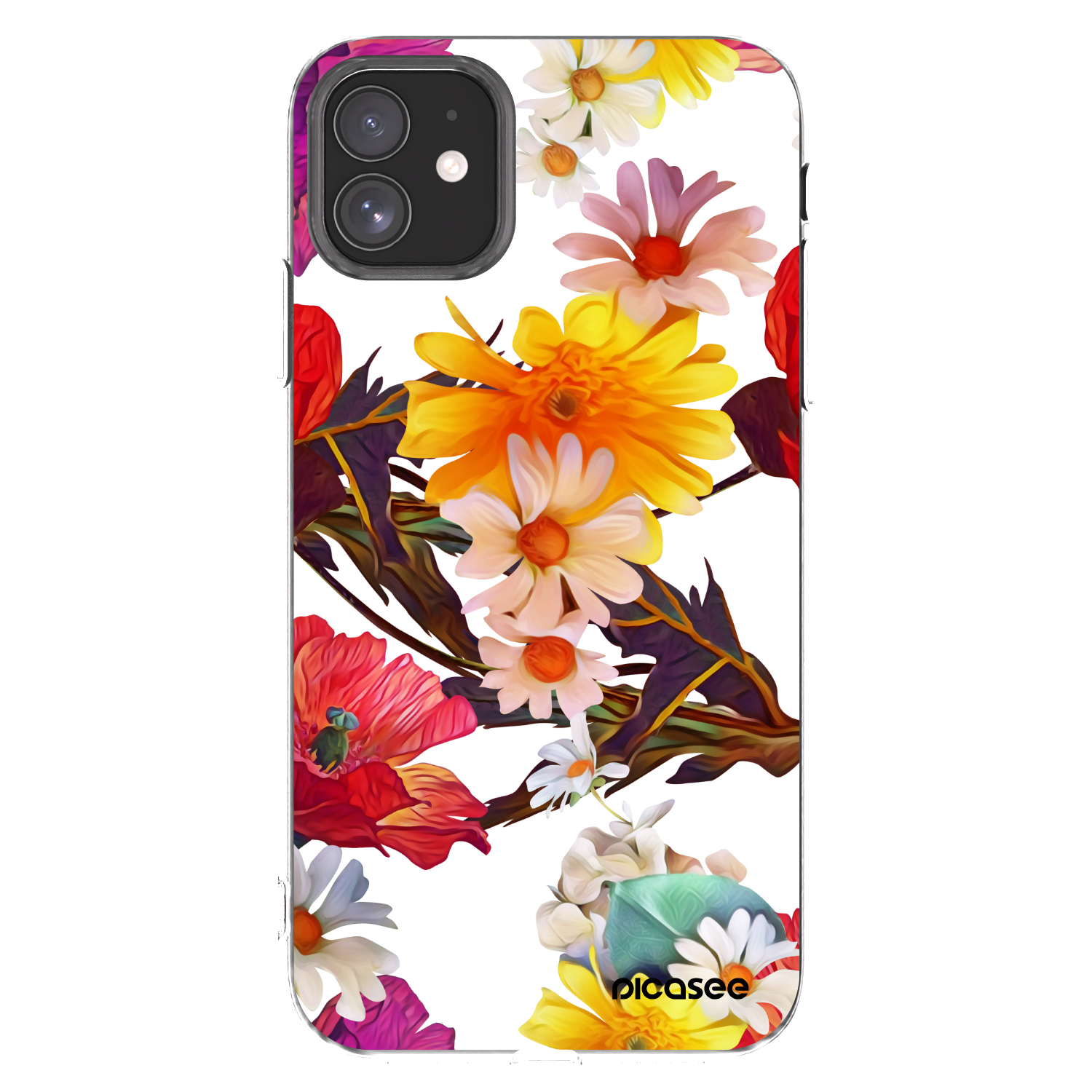 Picasee silikónový prehľadný obal pre Apple iPhone 11 - Meadow