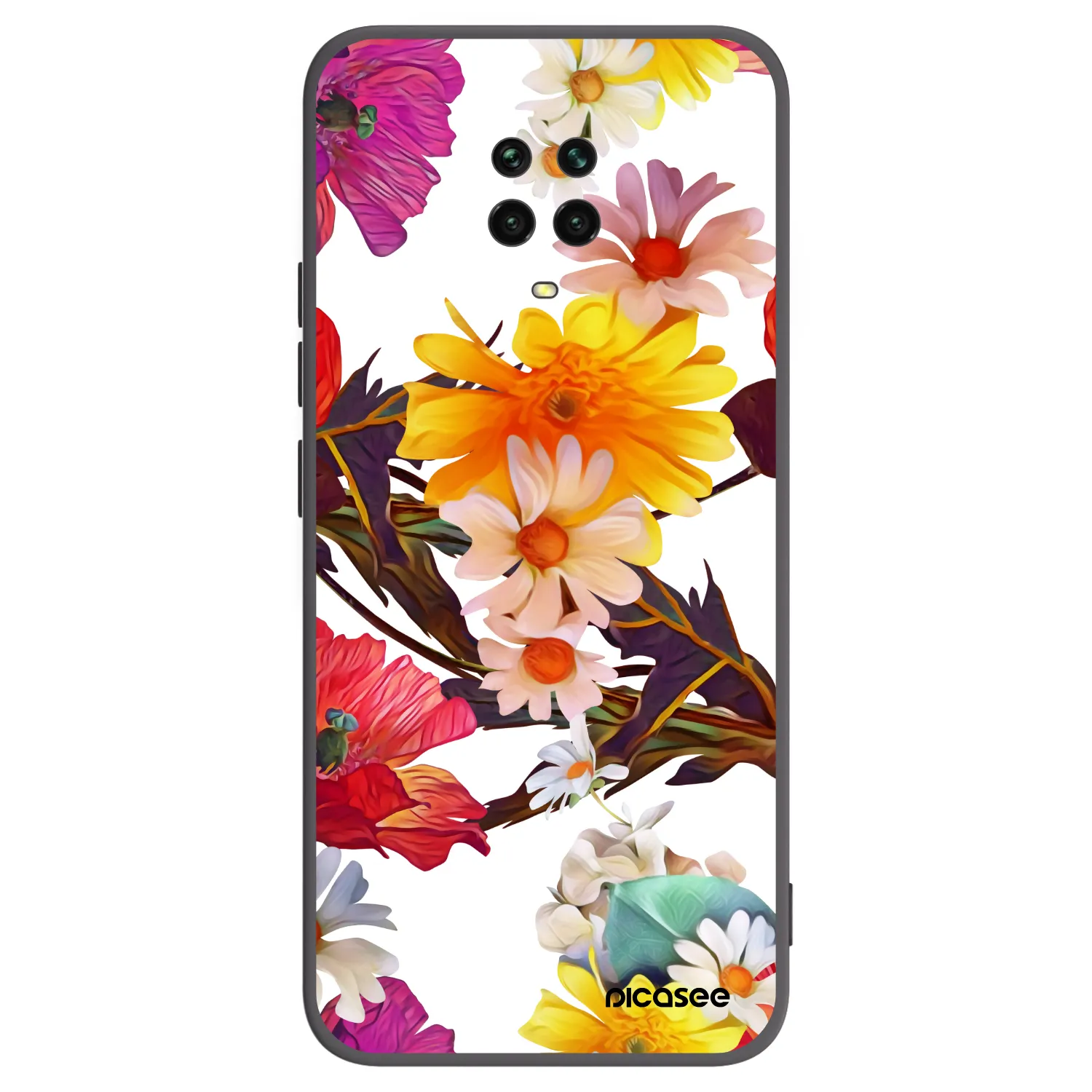 Picasee silikónový čierny obal pre Xiaomi Redmi Note 9 Pro - Meadow