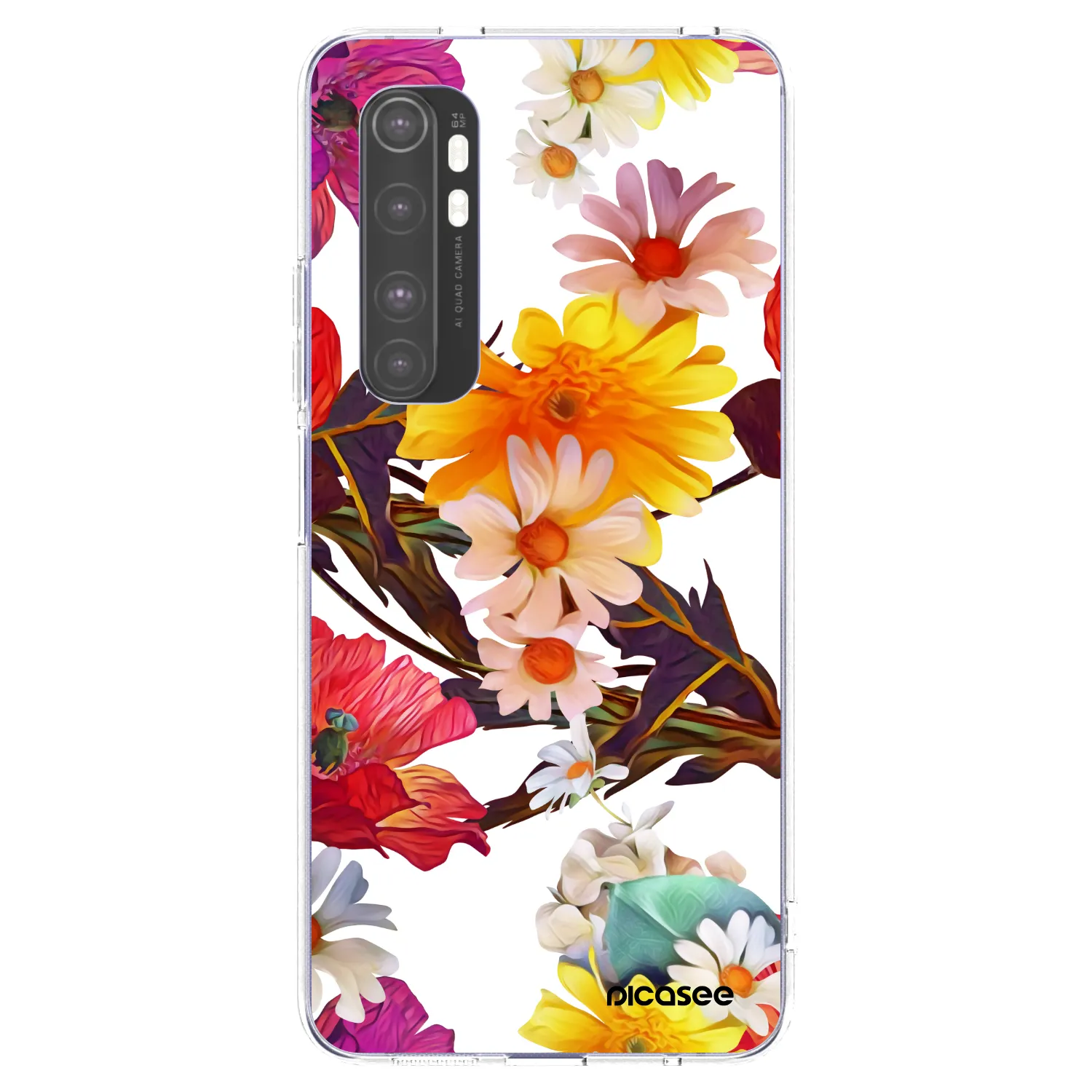Picasee silikónový prehľadný obal pre Xiaomi Mi Note 10 Lite - Meadow