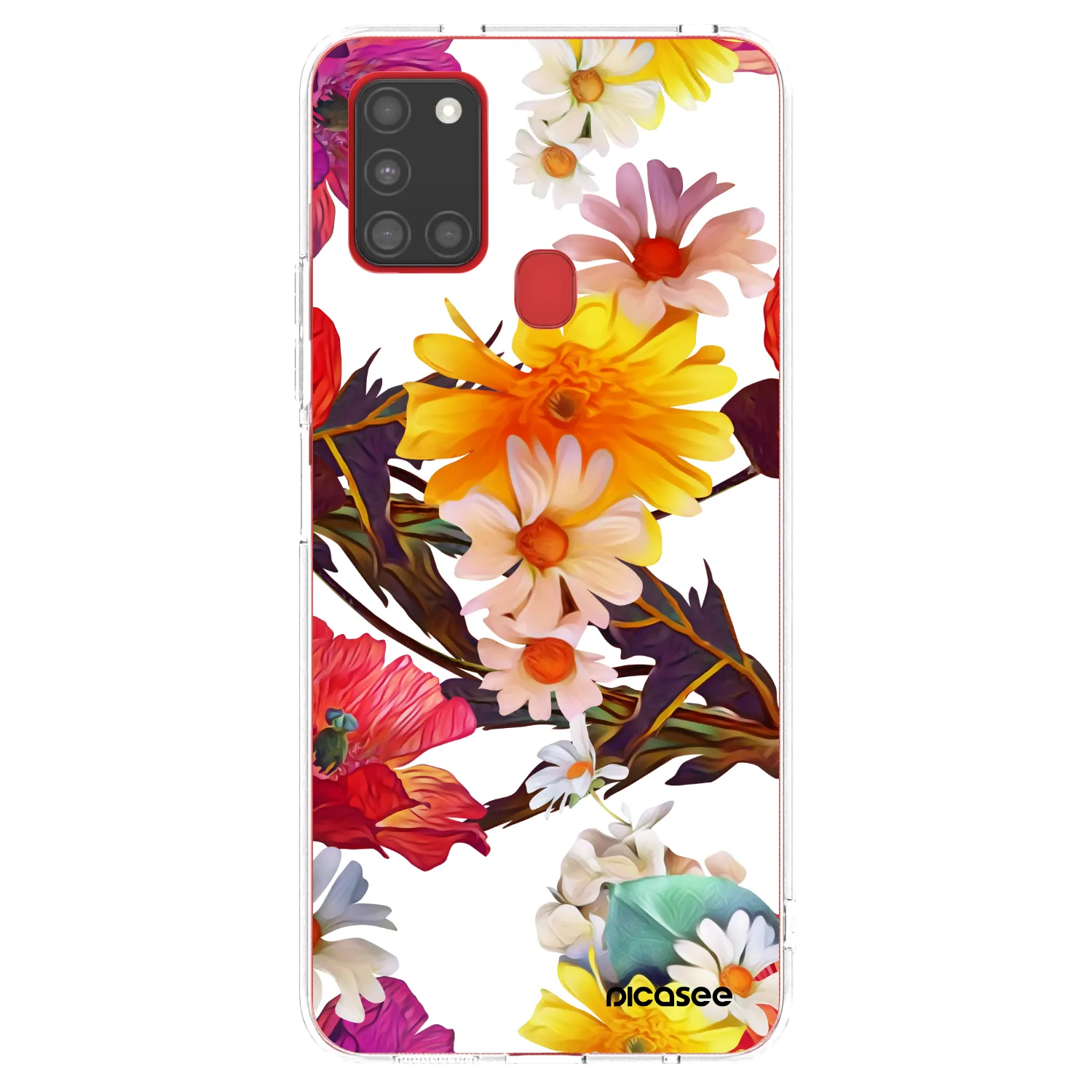 Picasee silikónový prehľadný obal pre Samsung Galaxy A21s - Meadow