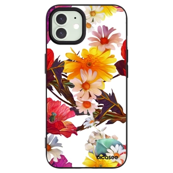 Picasee silikónový čierny obal pre Apple iPhone 12 - Meadow