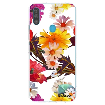 Picasee silikónový prehľadný obal pre Samsung Galaxy M11 - Meadow