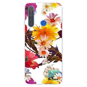 Picasee silikónový prehľadný obal pre Realme 5 - Meadow