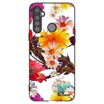 Picasee silikónový čierny obal pre Realme 5 - Meadow