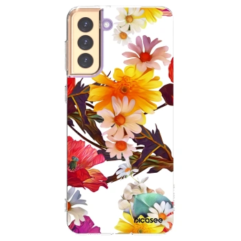 Picasee silikónový prehľadný obal pre Samsung Galaxy S21+ 5G G996F - Meadow