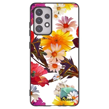 Picasee silikónový čierny obal pre Samsung Galaxy A52 5G A525F - Meadow