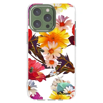 Picasee silikónový prehľadný obal pre Apple iPhone 13 Pro - Meadow