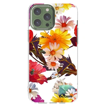 Picasee silikónový prehľadný obal pre Apple iPhone 13 Pro Max - Meadow