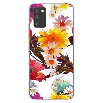 Picasee silikónový prehľadný obal pre Samsung Galaxy A02s A025G - Meadow