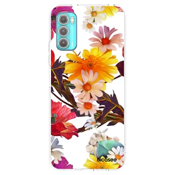 Picasee silikónový prehľadný obal pre Motorola Moto G60 - Meadow