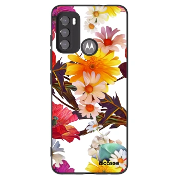 Picasee silikónový čierny obal pre Motorola Moto G60 - Meadow
