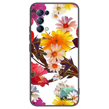 Picasee silikónový čierny obal pre OPPO Reno 5 5G - Meadow