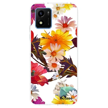 Picasee silikónový prehľadný obal pre Vivo Y01 - Meadow