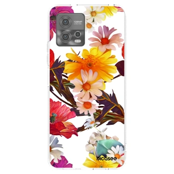 Picasee silikónový prehľadný obal pre Motorola Moto G72 - Meadow