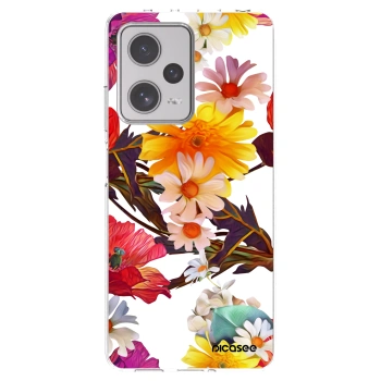 Picasee silikónový prehľadný obal pre Xiaomi Redmi Note 12 Pro+ 5G - Meadow