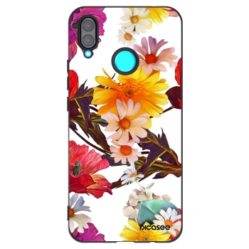 Picasee silikónový čierny obal pre Huawei Nova 3 - Meadow