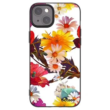 Picasee silikónový čierny obal pre Apple iPhone 15 Plus - Meadow