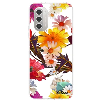 Picasee silikónový prehľadný obal pre Motorola Moto G51 - Meadow