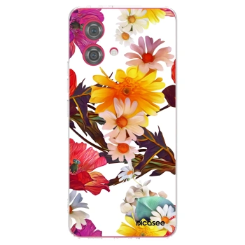 Picasee silikónový prehľadný obal pre Motorola Moto G84 5G - Meadow