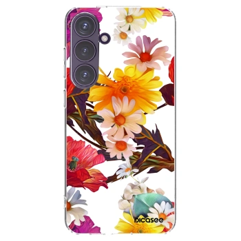 Picasee silikónový prehľadný obal pre Samsung Galaxy S24+ S926B 5G - Meadow