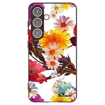 Picasee silikónový čierny obal pre Samsung Galaxy S24 S921B 5G - Meadow