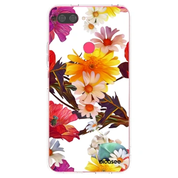 Picasee silikónový prehľadný obal pre Xiaomi Mi 8 Lite - Meadow