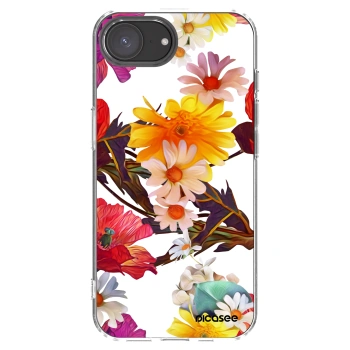 Picasee silikónový prehľadný obal pre Apple iPhone 16e - Meadow