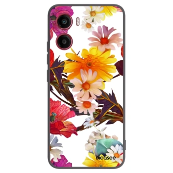 Picasee silikónový čierny obal pre Motorola Moto G05 - Meadow