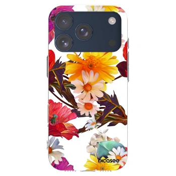 Picasee silikónový prehľadný obal pre Apple iPhone 17 Pro - Meadow