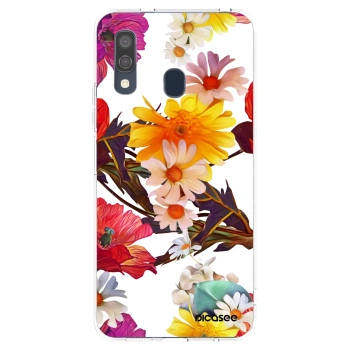 Picasee silikónový prehľadný obal pre Samsung Galaxy A40 A405F - Meadow