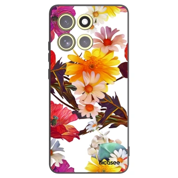 Picasee silikónový čierny obal pre Motorola Moto G86 5G - Meadow