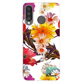 Picasee silikónový prehľadný obal pre Huawei P30 Lite - Meadow