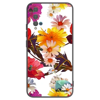 Picasee silikónový čierny obal pre Huawei Nova 5T - Meadow