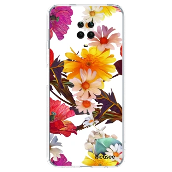 Picasee silikónový prehľadný obal pre Xiaomi Redmi Note 9 Pro - Meadow