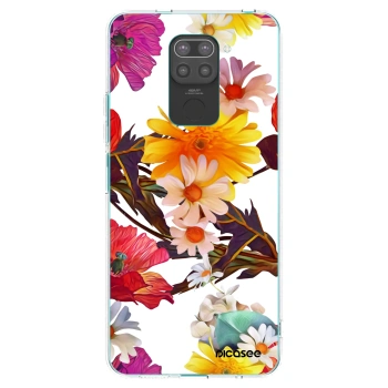 Picasee silikónový čierny obal pre Xiaomi Redmi Note 9 - Meadow