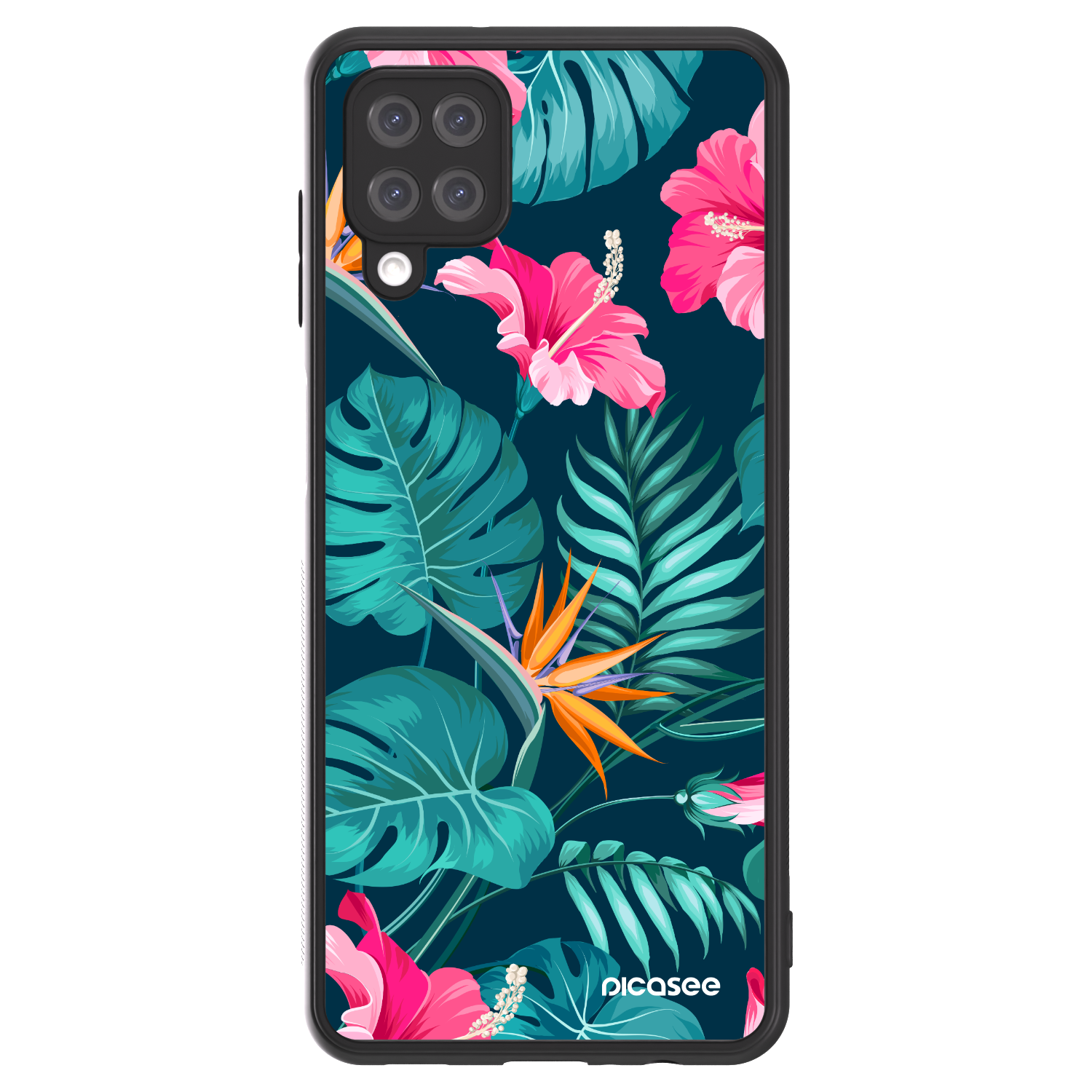 Picasee ULTIMATE CASE pro Samsung Galaxy A12 A125F - Pink Monstera